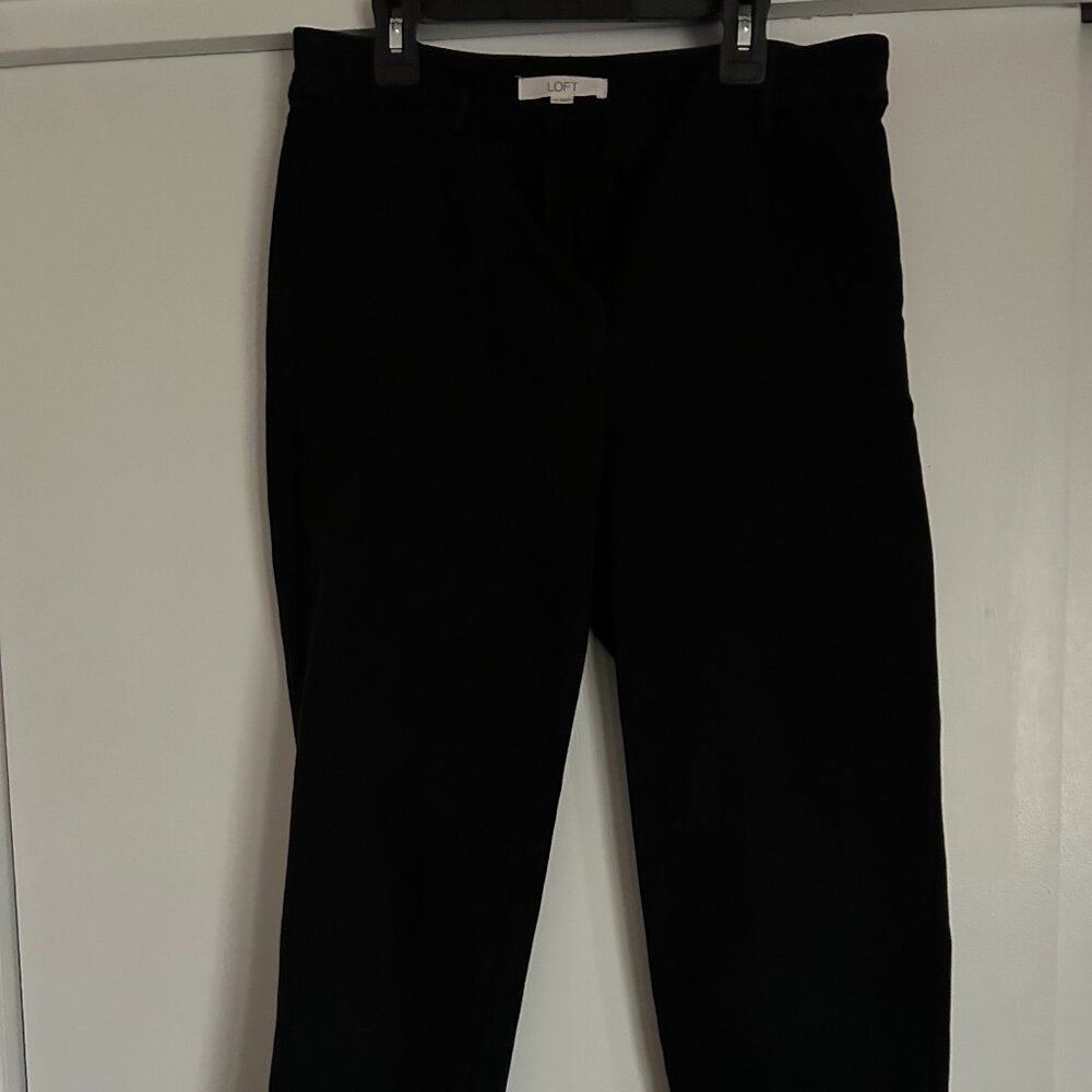 Ann Taylor Loft The Perfect Stretch Curvy Pants - Black